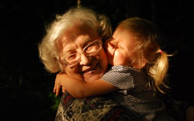 Grandmother and child