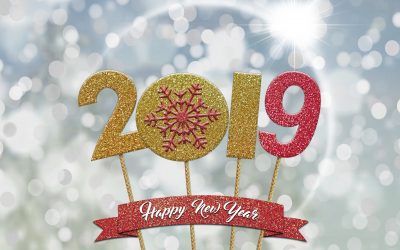 An image saying happy new year 2019