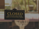 A shop closed sign