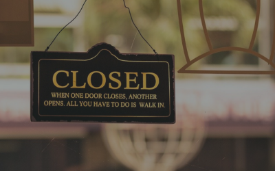 A shop closed sign