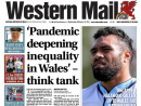 A photo of the Western Mail front apge