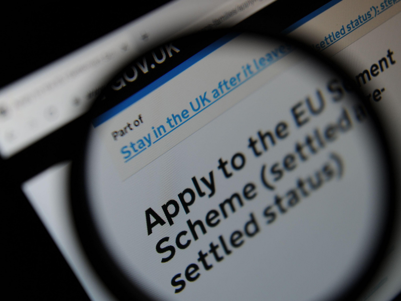 Image of the EU settled status scheme