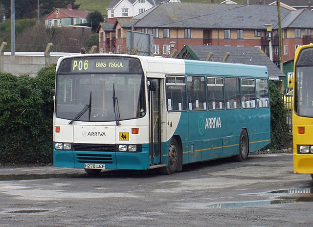 A bus parked