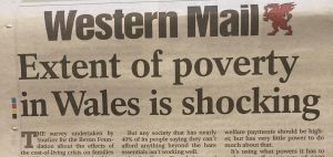 A photo of the Western Mail editorial